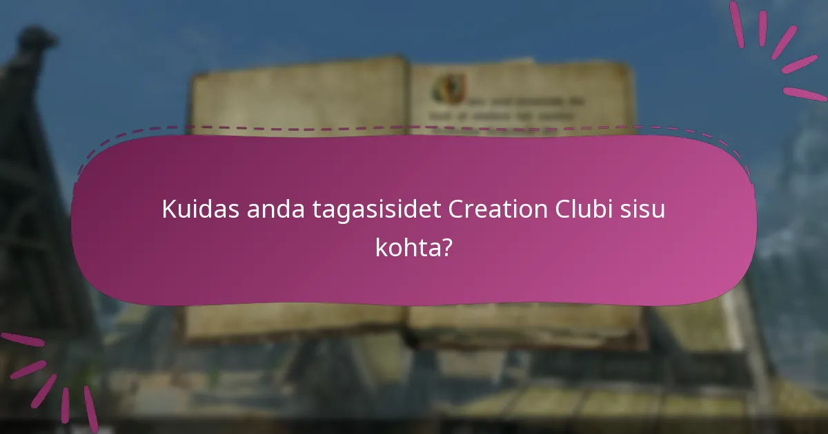 Mida arvavad kasutajad Creation Clubi sisust?