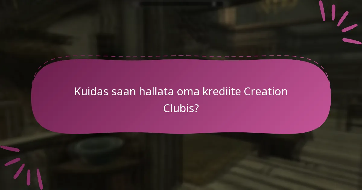 Kuidas jälgida oma oste Creation Clubis?