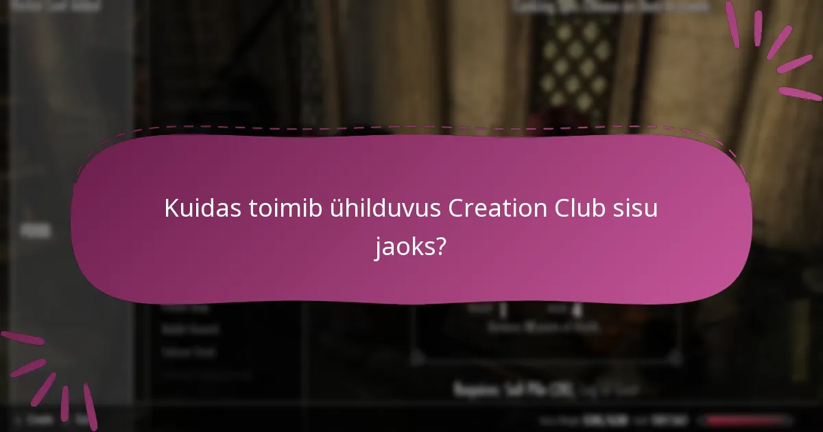 Kuidas hallata oma Creation Club kontot?